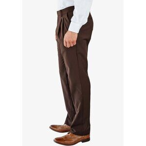 KingSize Men's Big & Tall No Hassle Classic Fit Expandable Waist Double-Pleat 62